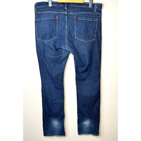 RVCA Jeans Mens Regulars The Balance Of Opposites Slim Blue Size 36 - Picture 2 of 15